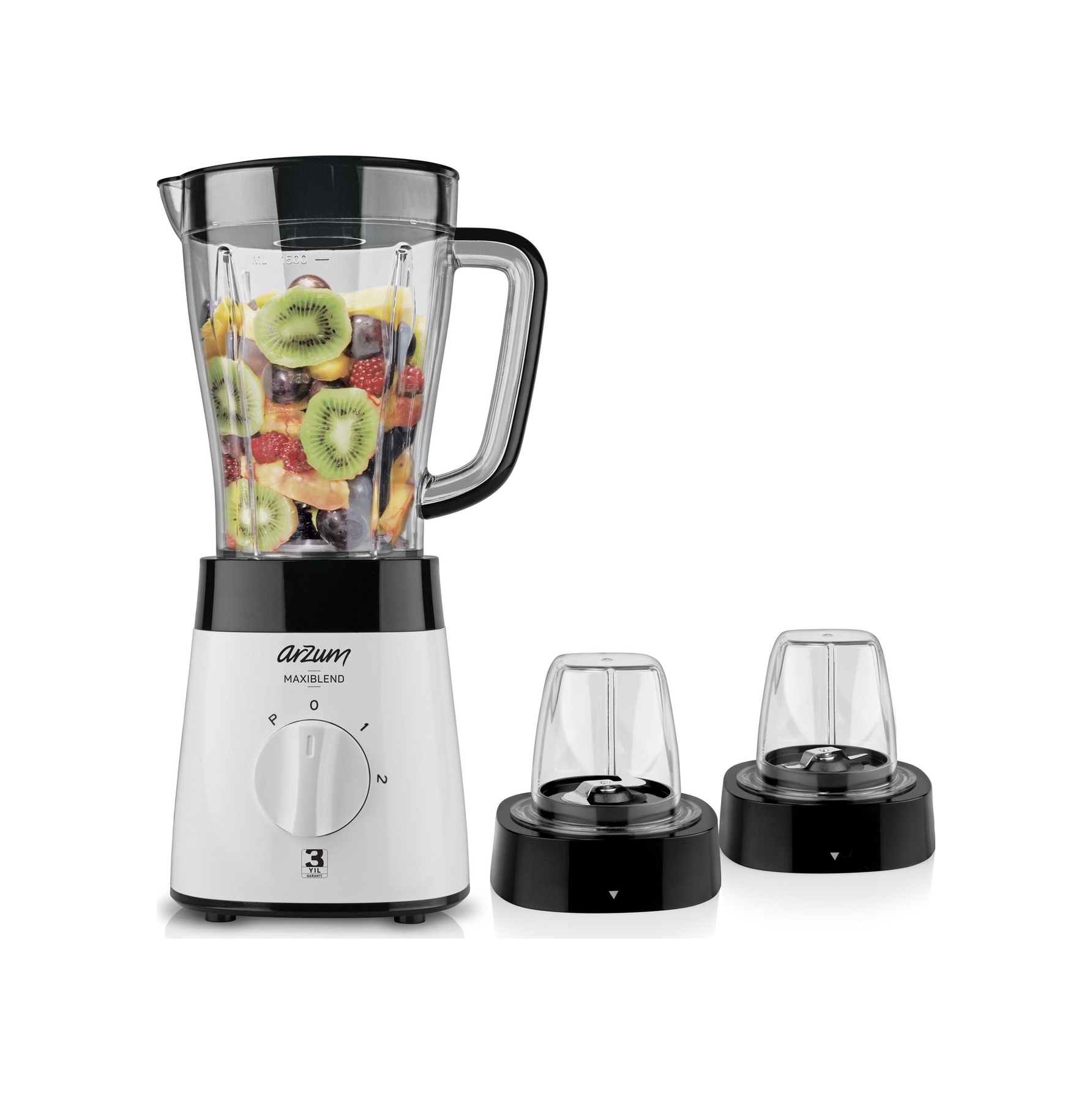 Arzum AR1057 Maxiblend 500 W Sürahi Blender Beyaz