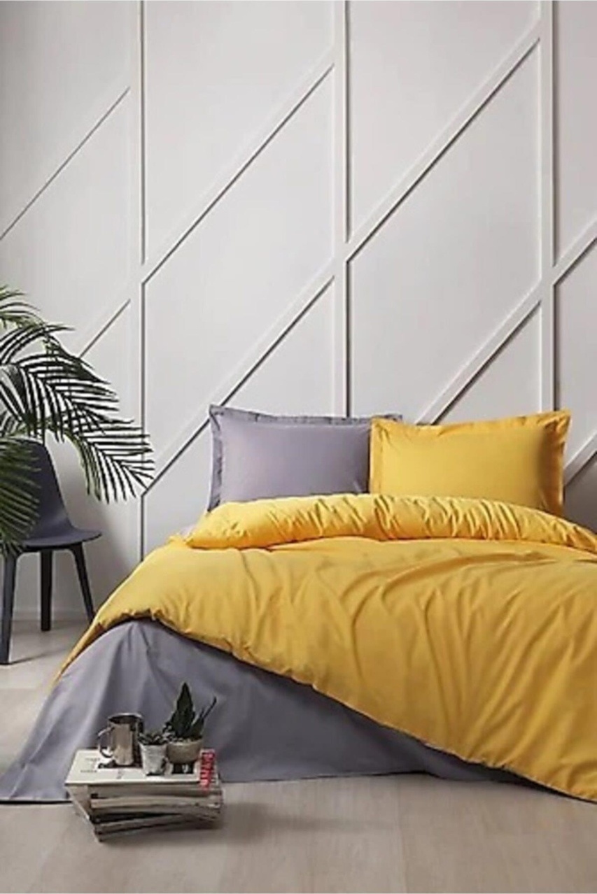 Özdilek Gold Antrasıt Colormıx Çift Kişilik Nevresim Takımı Gold Antrasıt