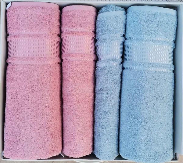 Özdilek Colourıst Best Set (Hamam Takımı) Mavi-Pembe