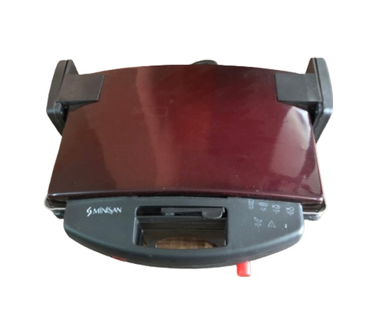 Minisan Maximus 2000 W Tost Makinesi Bordo
