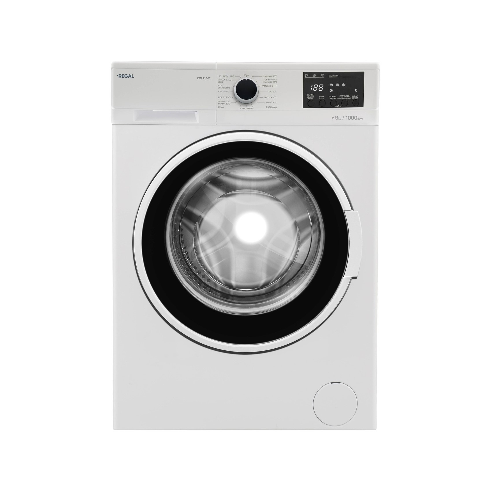 Regal CMI 91002 1000 Devir 9 KG Çamaşır Makinesi