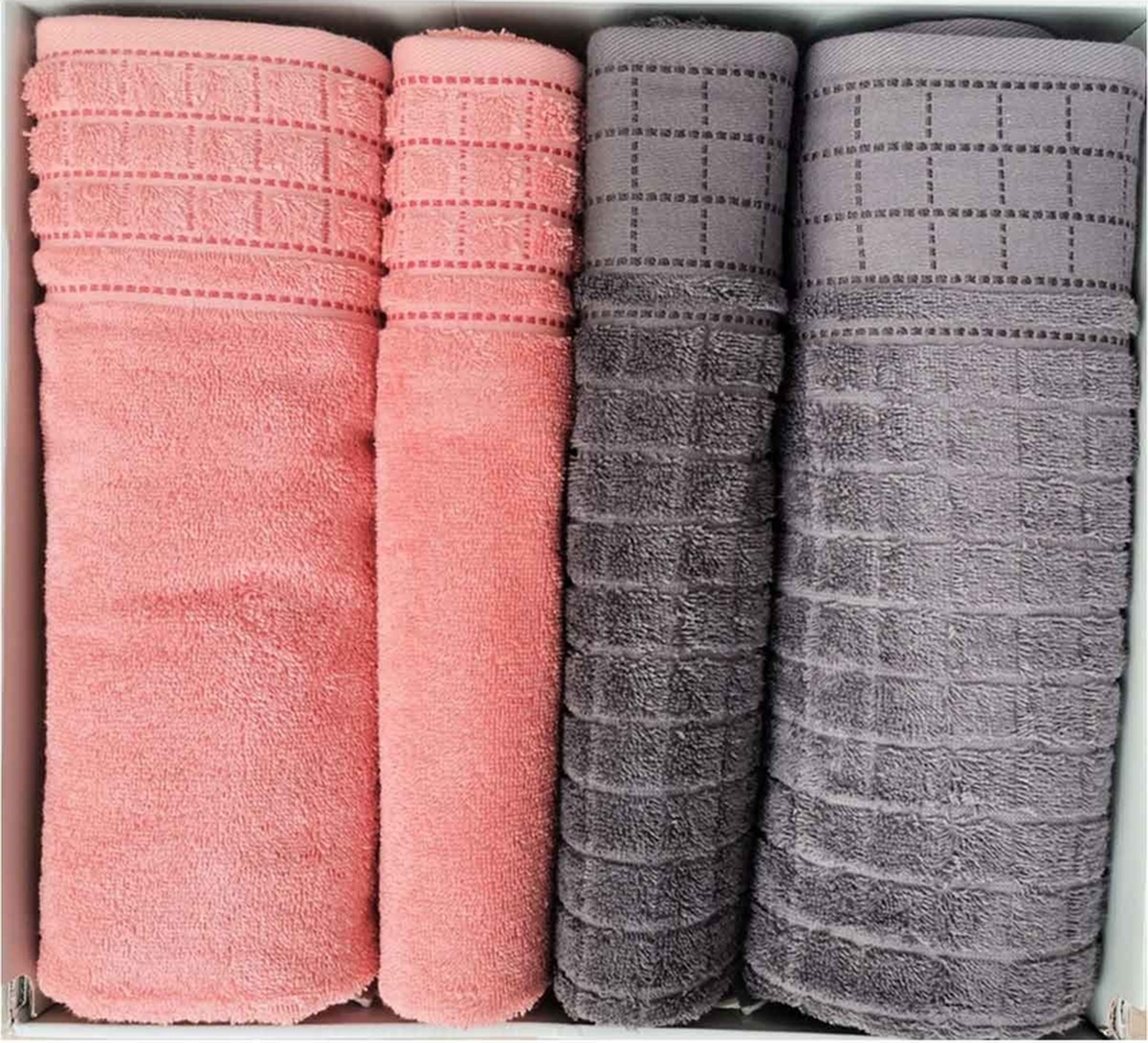 Özdilek Graph Best Set (Hamam Takımı) Antrasit-Rose