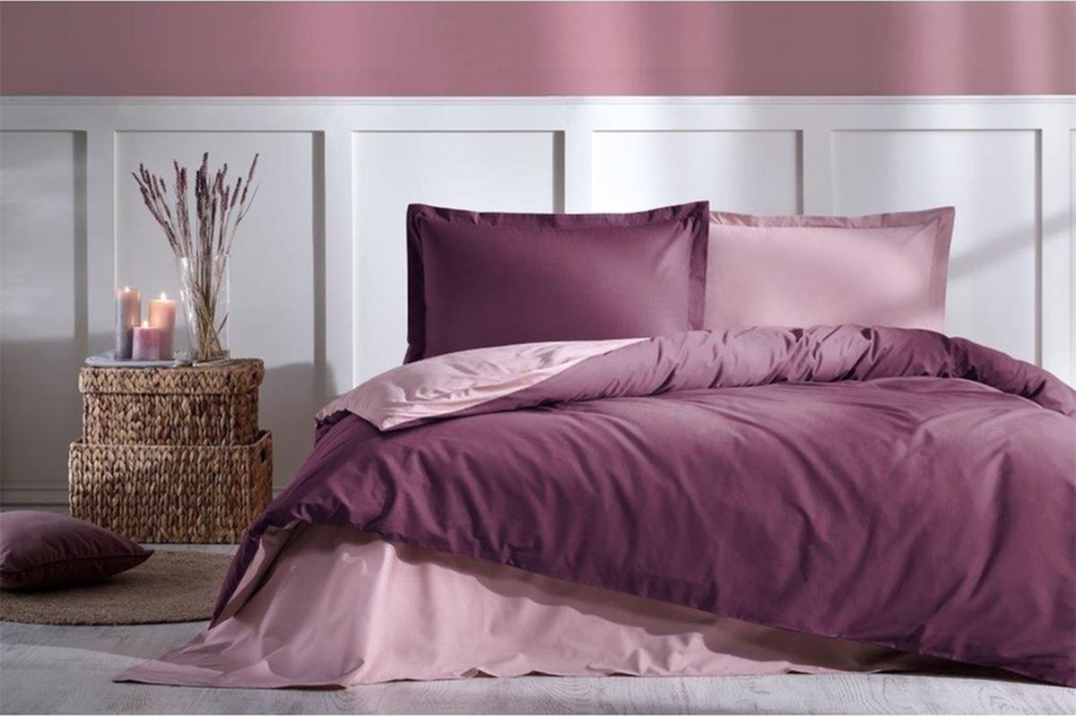 Özdilek Colourist Nevresim Takımı Çift Kişilik K.pembe-a.pembe