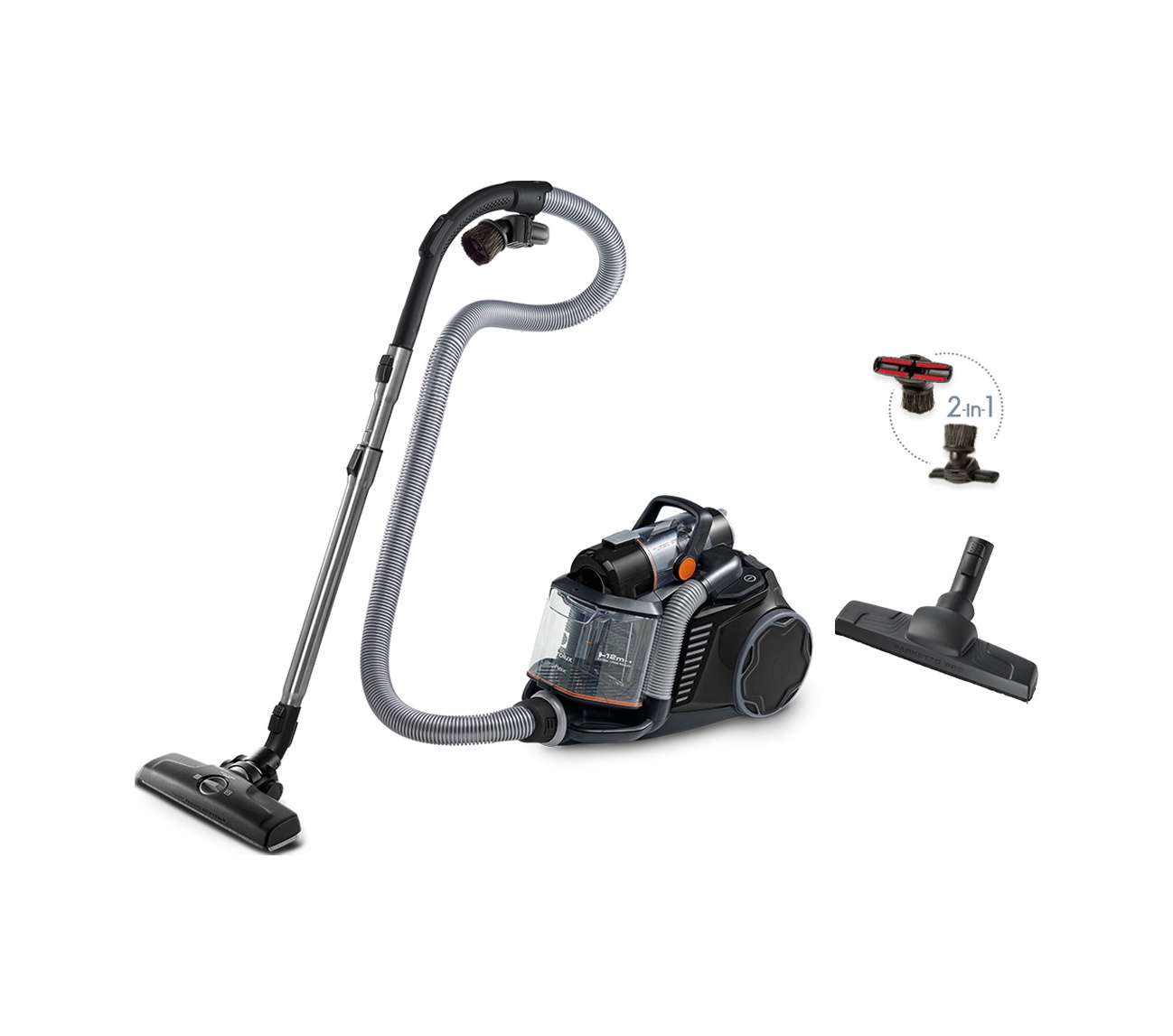 Electrolux EUFC82EB Ultra Flex 650 W Toz Torbasız Elektrikli Süpürge Siyah