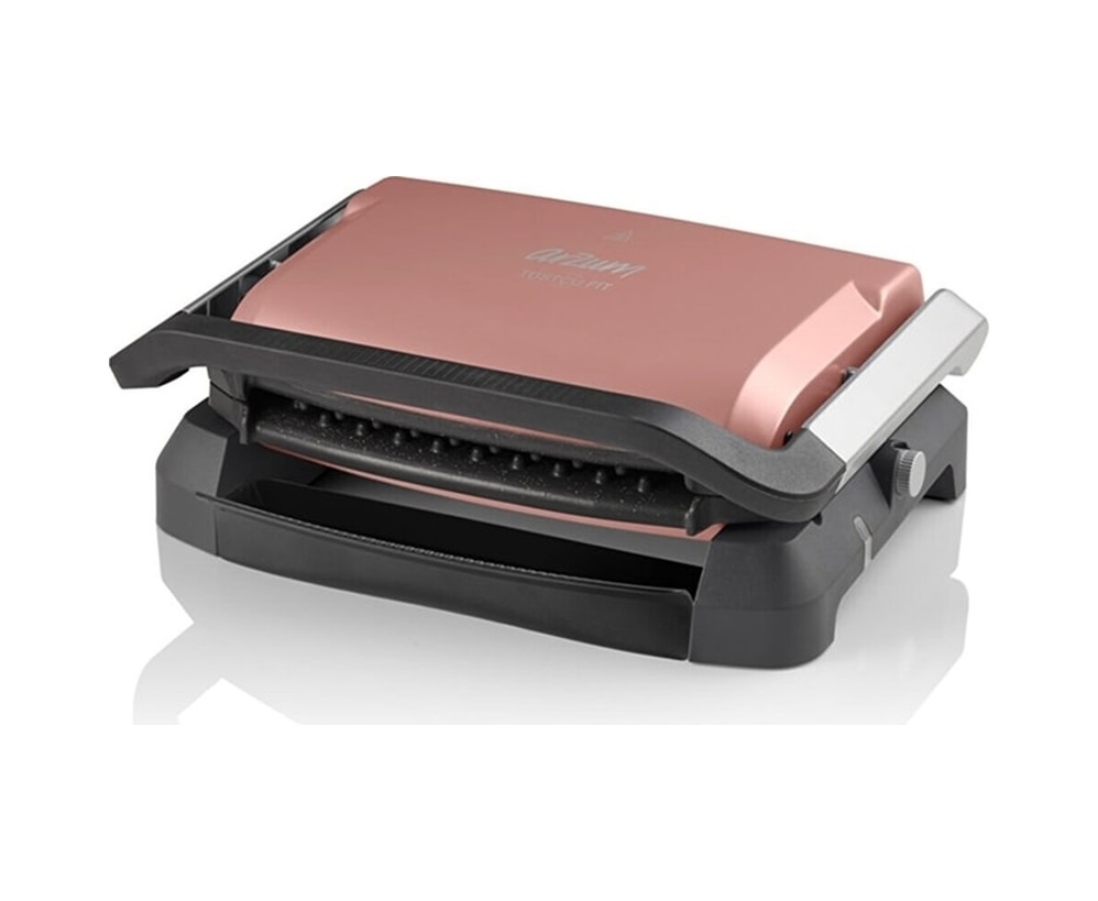 Arzum AR2053-G Tostçu Fit 2000 W Izgara ve Tost Makinesi Rose Gold