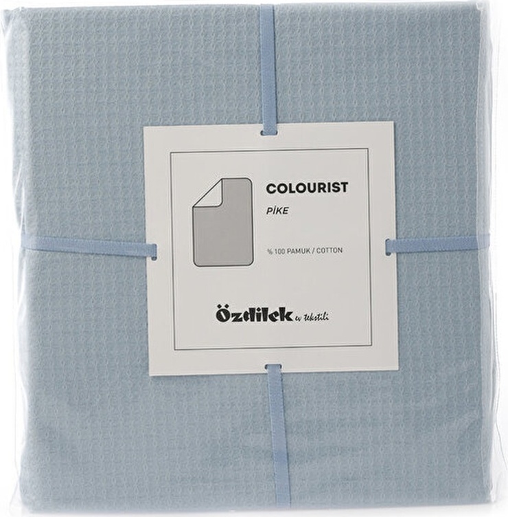 Özdilek Colourist Çift Kişilik Pike 220849 Açık Mavi