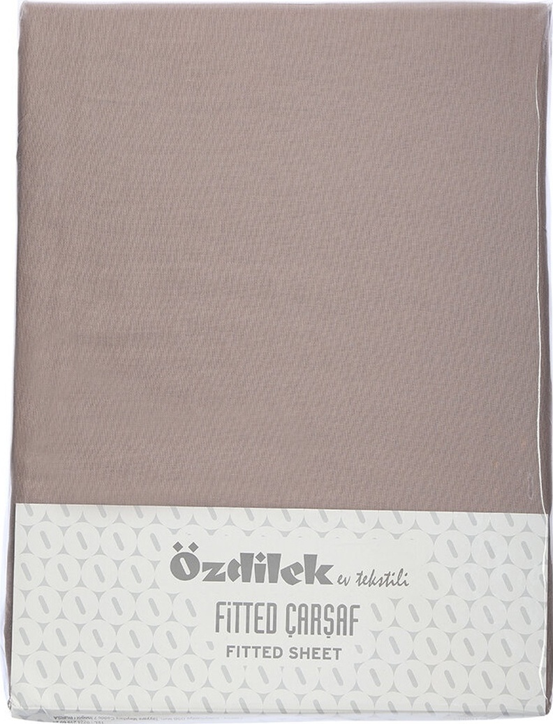 Özdilek Fitted Lastikli Tek Kişilik Çarşaf Seti 100x200 -kahve 100 x 200