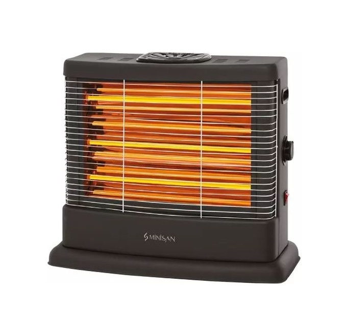 MİNİSAN MS-2100 MİDİ 2100 W QUARTZ ELEKTRİKLİ ISITICI SOBA