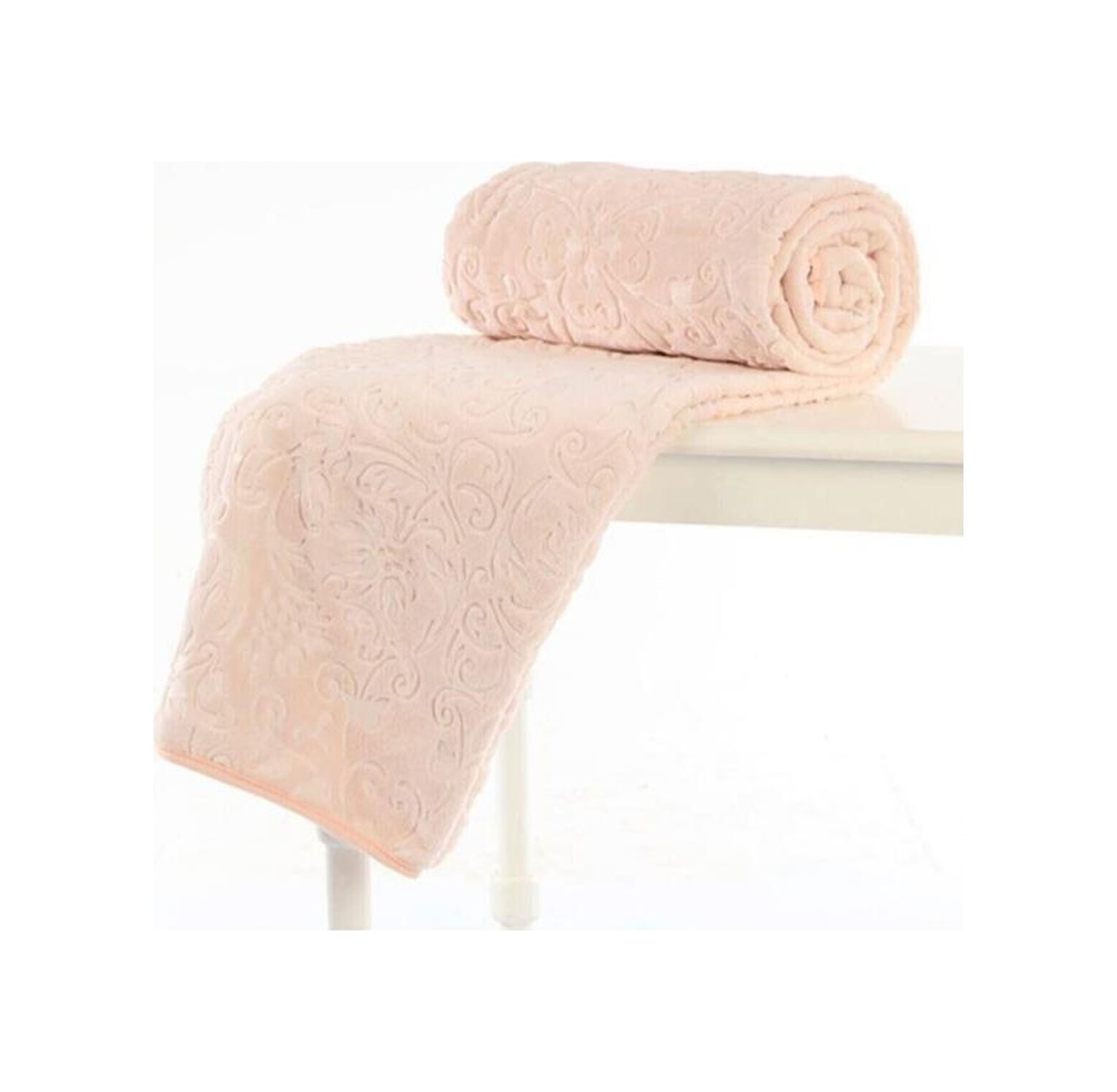 Özdilek Trendy Battaniye Çift Kişilik Pudra 220X240-220X240-Pudra