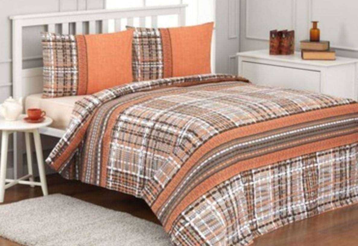 Tweed Oranj Özdilek Tek Kişilik Pike Takımı